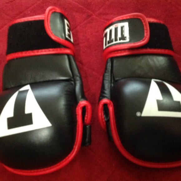 Pre-owned Title MMA Fight Gloves Size Medium - Picture 3 of 6